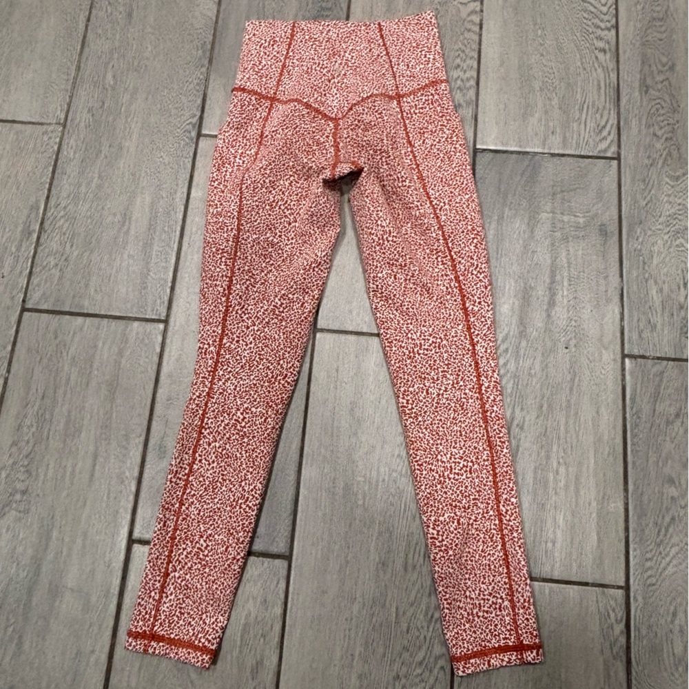 Athleta Salutation Stash Pocket Oxford Rust Leggings Size XXS - Picture 6 of 7